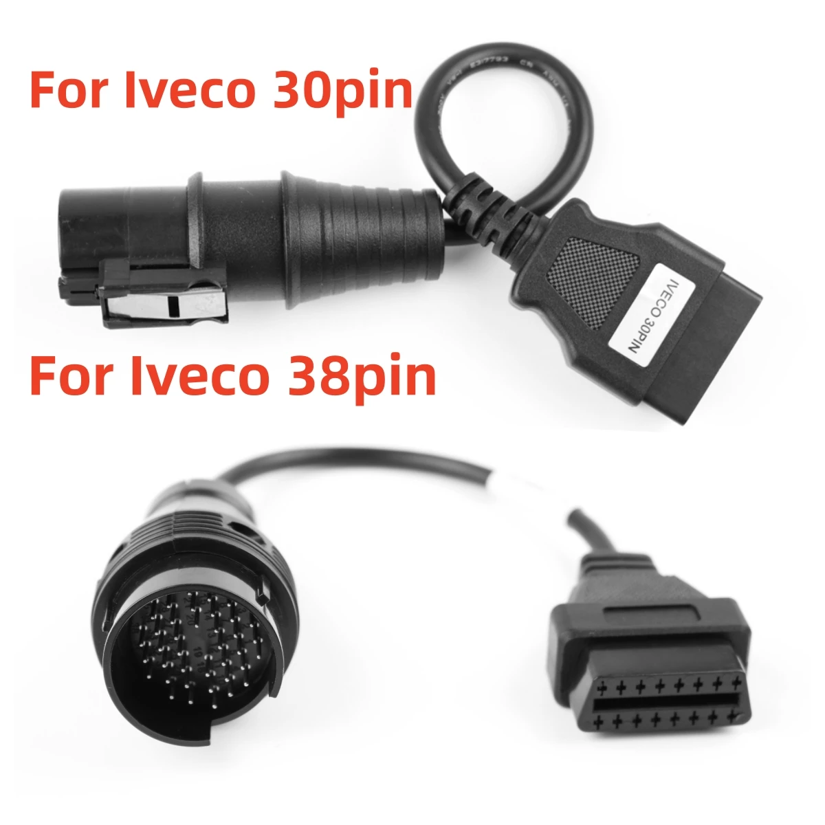 Für Iveco 30pin und Für Iveco 38pin OBD OBD2 Stecker Kabel Lkw Heavy Duty Lkw Verlängerung Kabel Stecker diagnose Image