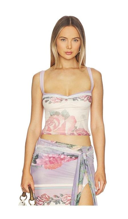 Raffie Corset Top