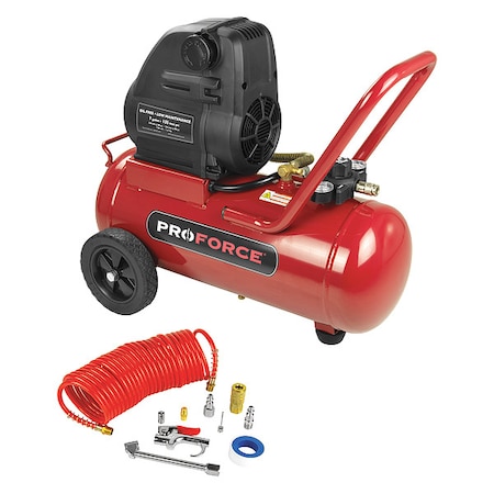PROFORCE VPF1580719 Portable Air Compressor,7 gal.,125 psi