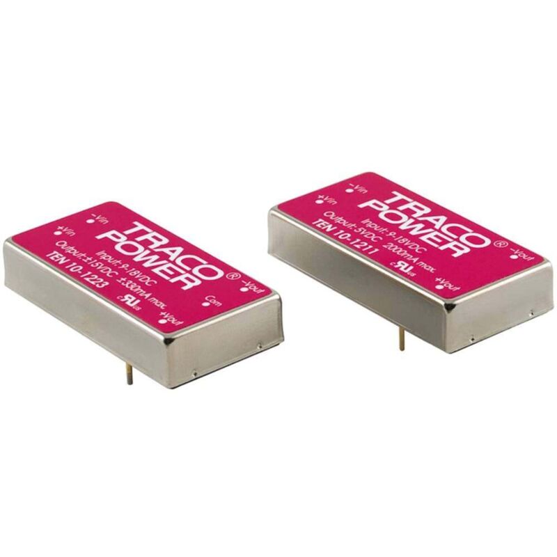 Tracopower - Ten 10-1223 Convertitore Dc/dc Da Circuito Stampato 12 V/dc 15 V/dc, -15 V/dc 330 Ma 10 W Num. Uscite: 2 X C