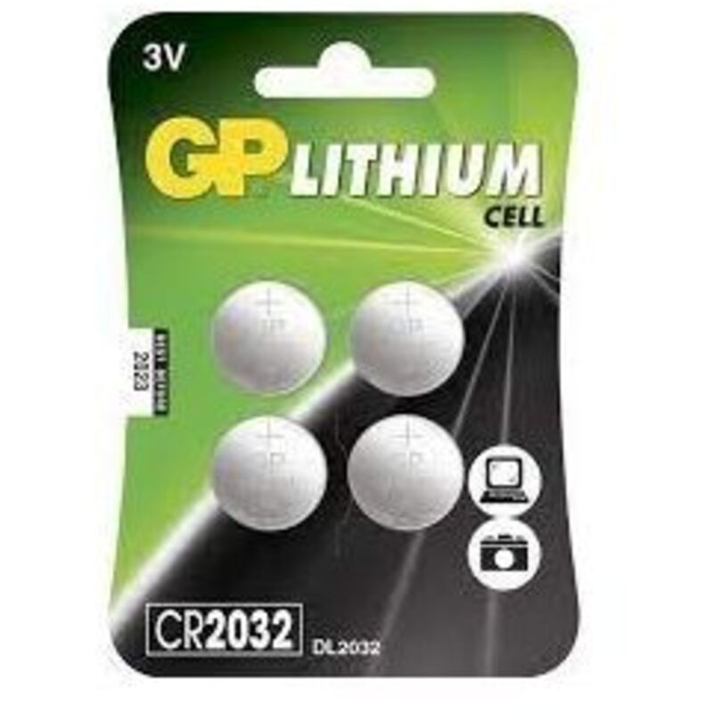 Gp Battery 4 Pile Cr 2032