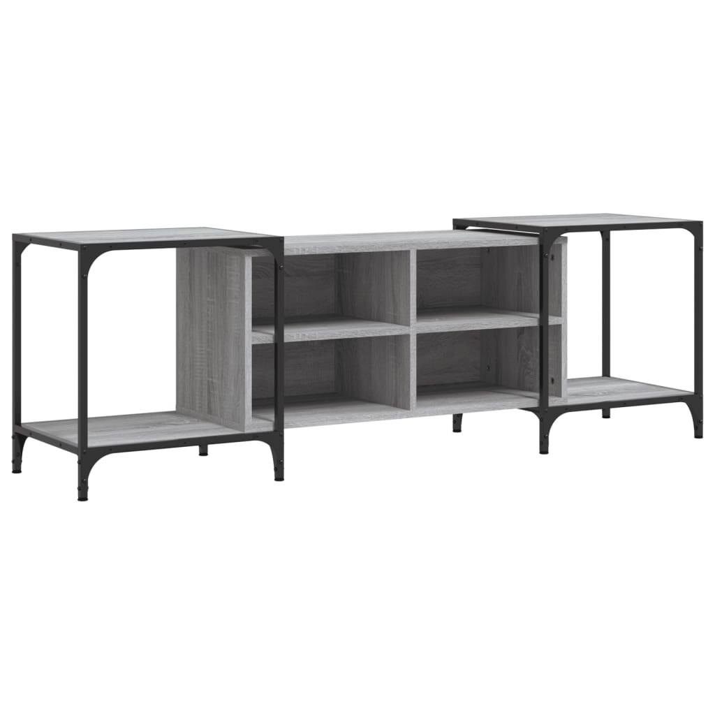 Helloshop26 - Multimedia-TV-Ständer TV-Regal TV-Sideboard Esszimmer Wohnzimmer Schlafzimmer Sonoma 153 x 37 x 50 cm Holzwerkstoff 02_0028415 Image