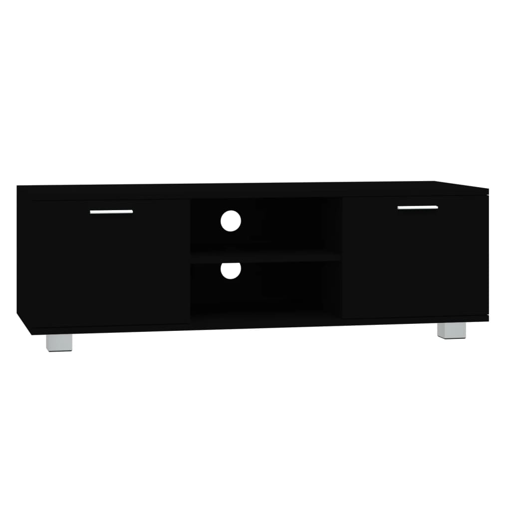 Helloshop26 - Multimedia-TV-Ständer TV-Regal Sideboard TV-Schrank Esszimmer Wohnzimmer Schlafzimmer 120 x 40,5 x 35 cm schwarzes 02_0025877 Image