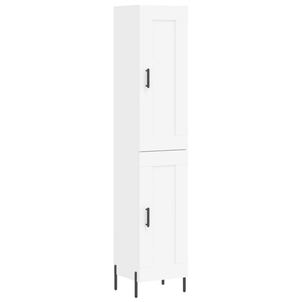 Helloshop26 - Buffet Sideboard Kommode Schrank Aufbewahrungsmöbel Organizer Küche Wohnzimmer Lounge hoch 34,5 x 34 x 180 cm 02_0032265 Image