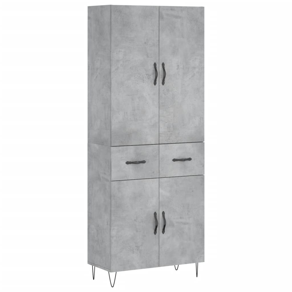 Helloshop26 - Buffet Sideboard Kommode Schrank Aufbewahrungseinheit Organizer Küche Wohnzimmer Lounge hoch 69,5 x 34 x 180 cm 02_0034701 Image