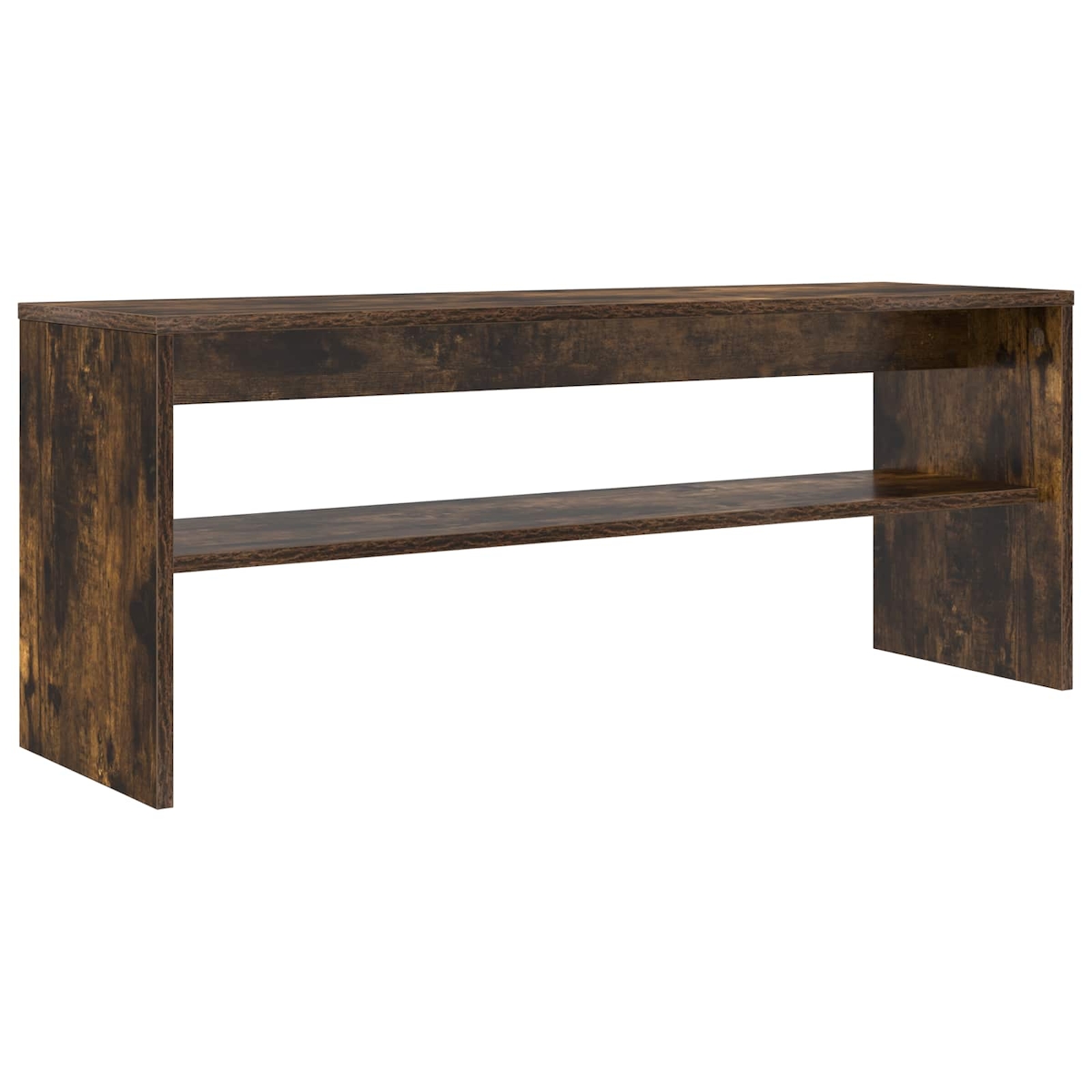 Helloshop26 - Moderner TV-Ständer mit praktischem Stauraum für das Wohnzimmer 100 x 30 x 40 cm aus Holzwerkstoff geräucherte 02_0058381 Image