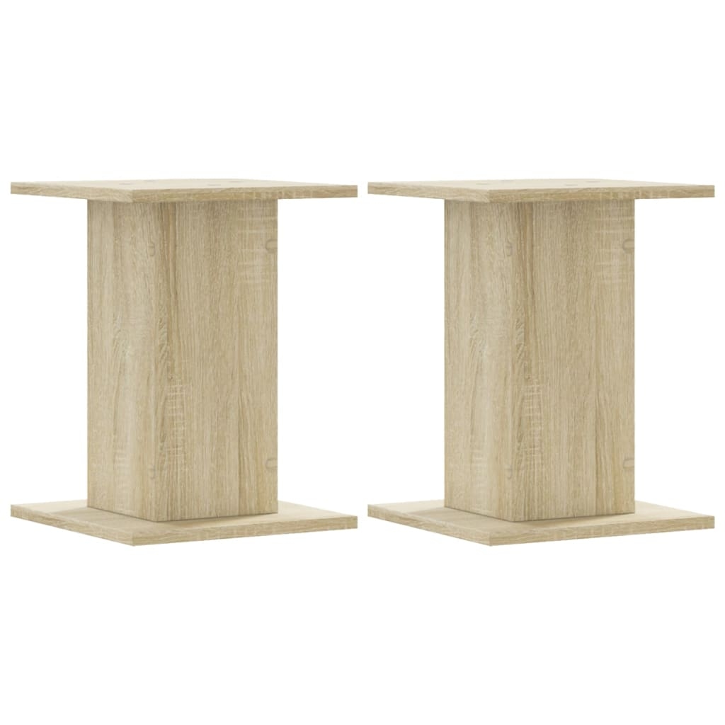 Helloshop26 - Pflanzenständer Blumenmöbel 2er-Set Sonoma Holzwerkstoff braun 02_0045344 Image