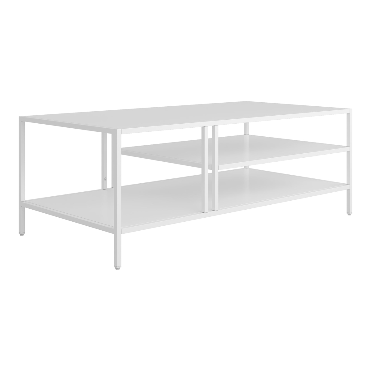 Helloshop26 - Beistelltisch/Konsole aus Metall 40 x 110 x 55 cm weiß 03_0010813 Image