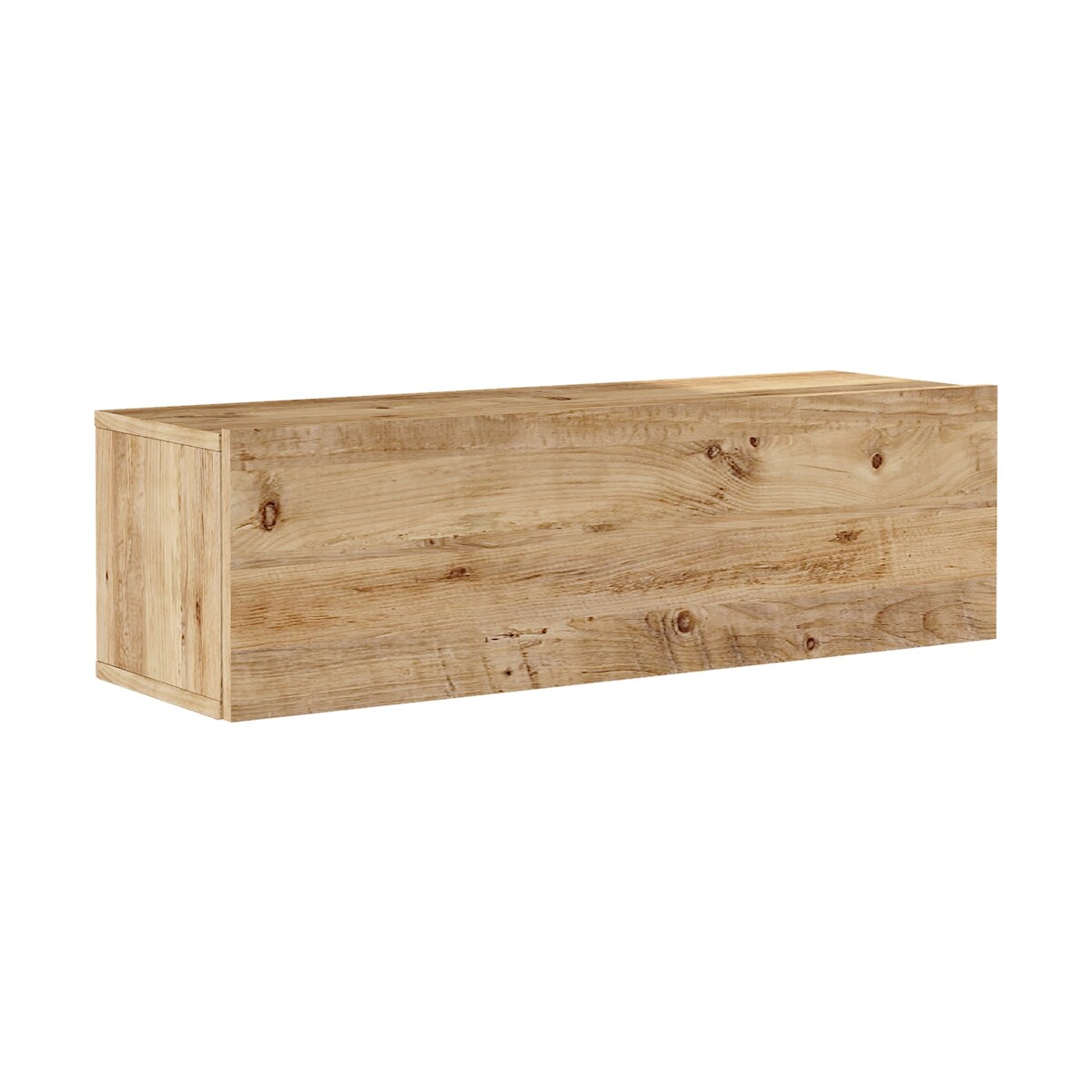 Helloshop26 - TV-Schrank mit Tür 29,5 x 100 x 31,5 cm rustikale Eichenoptik 03_0007792 Image