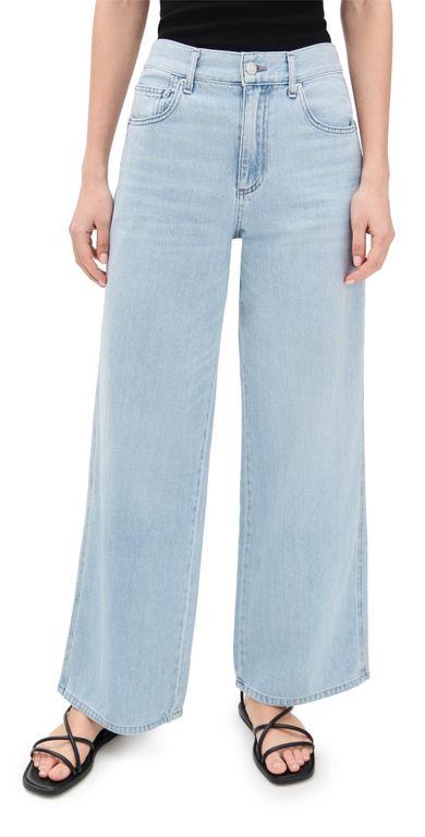 Juliette Wide Leg Jeans - Blue - Le Jean Jeans