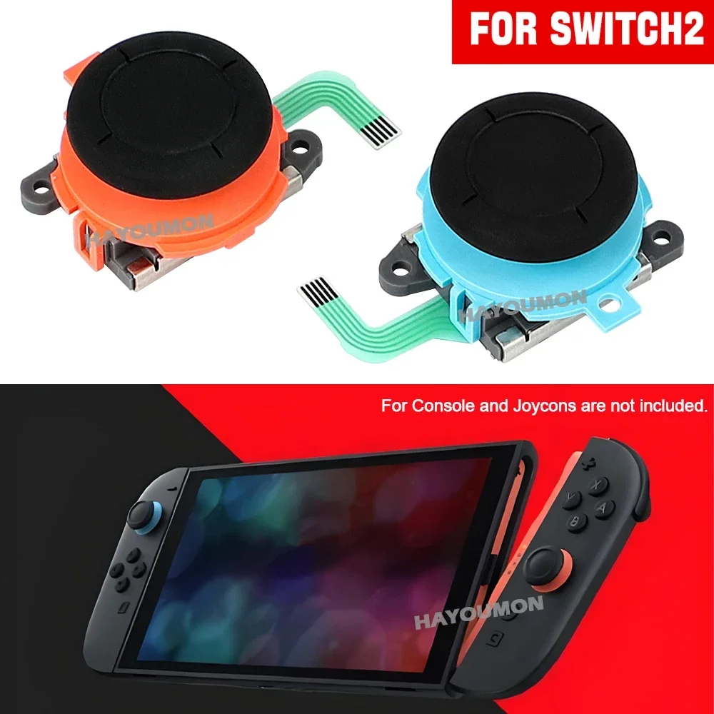 2 Stück/Paar 3D Analog-Joystick-Taste Links Rechts Daumenstick-Controller Ersatz Original Neu für NS2 Switch 2 Gamepad Joycons Image