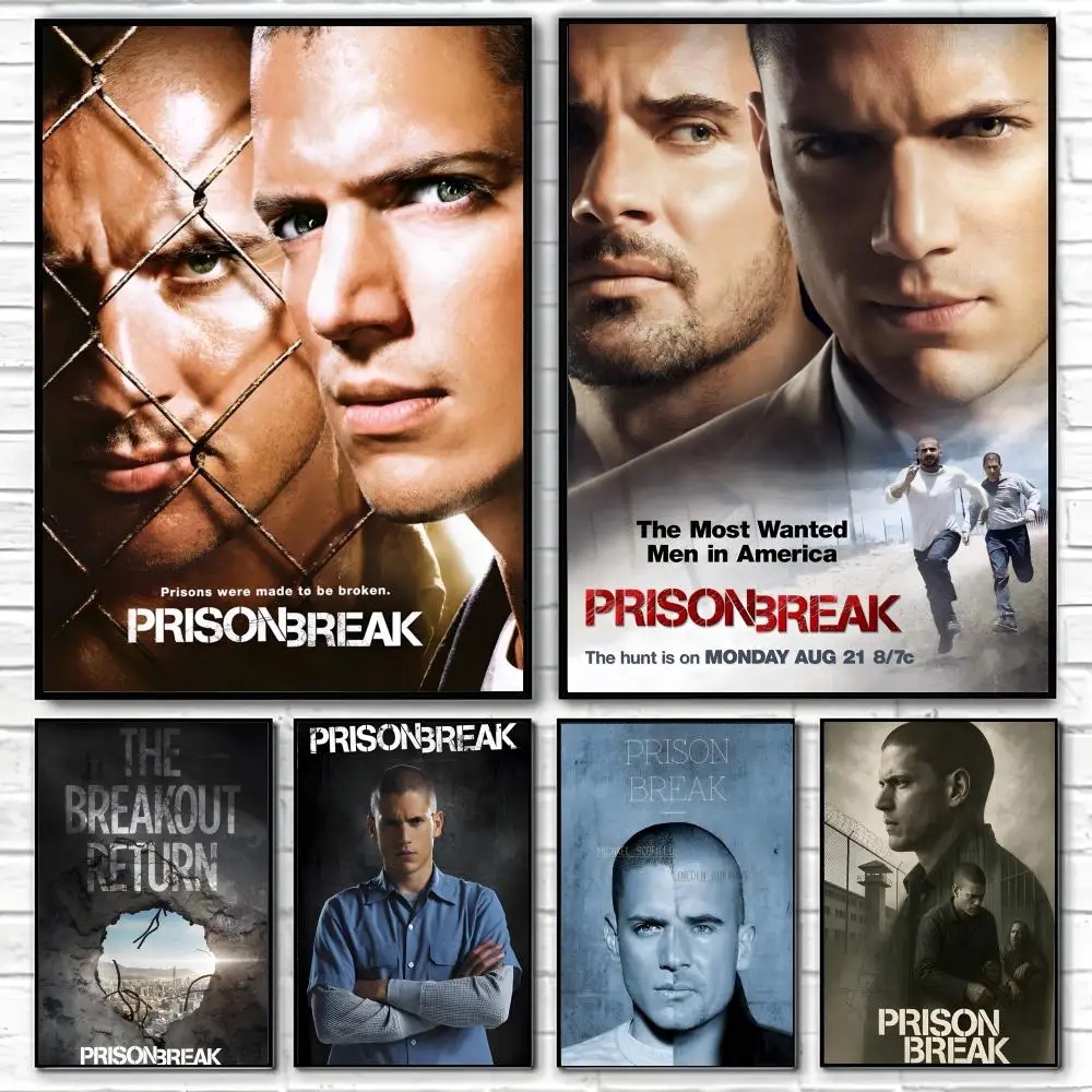 Poster Klassische Poster und Wandkunstdrucke eignen sich für Wohnzimmer, Schlafzimmer, Bars und die Inneneinrichtung. P-Prison Break Image