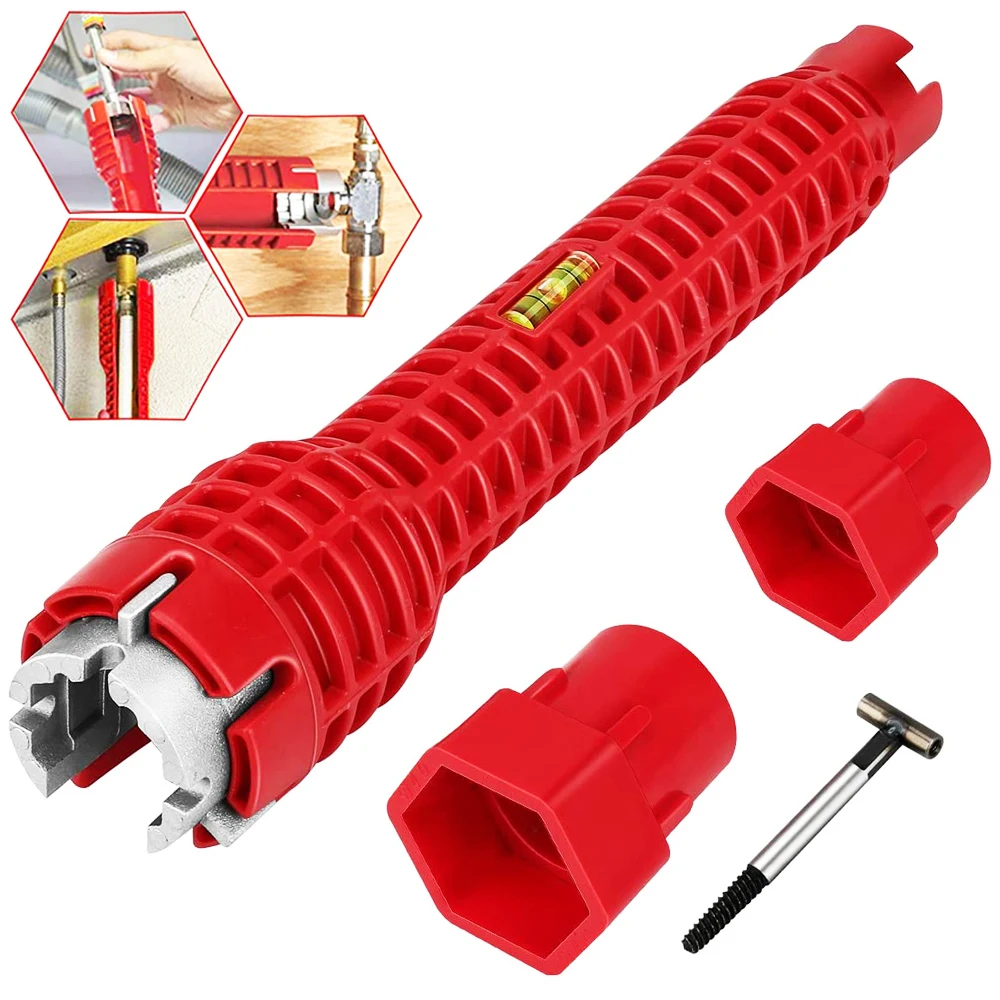 8 in 1 Multi Key Flume Magic Schraubens chl üssel Spüle Sanitär werkzeuge Magic Wrench 8 in 1 multifunktion alen englischen Schlüssel Sanitär Schraubens chl üssel Werkzeug