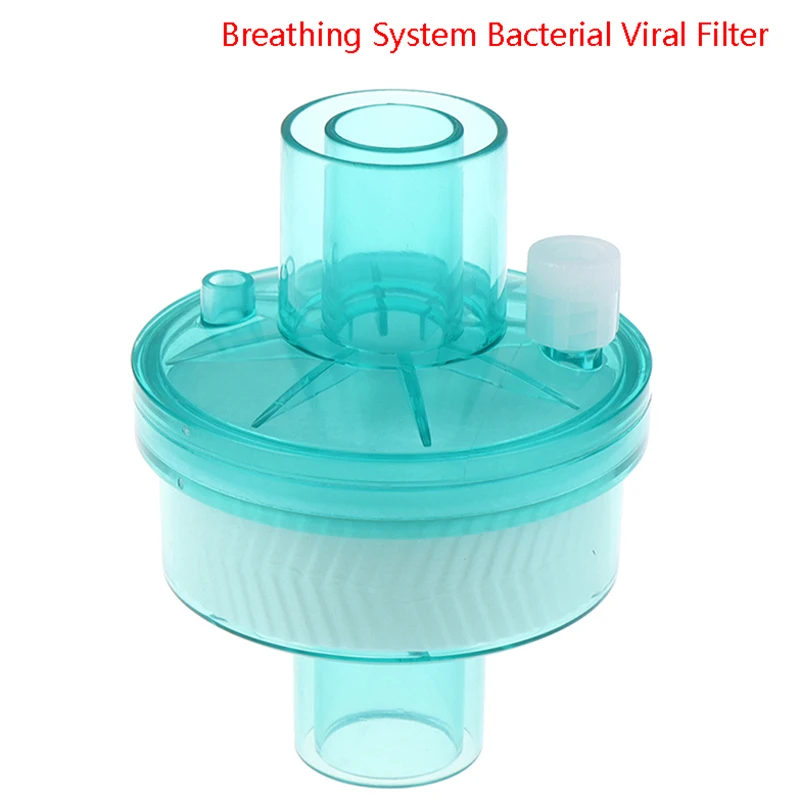1 Stück Einweg-Atemsystemfilter Künstlicher Nasenfilter Bakterienfilter HMEHEPA Beatmungsgerät-Zubehör Feuchtigkeits-Wärmetauscher Image