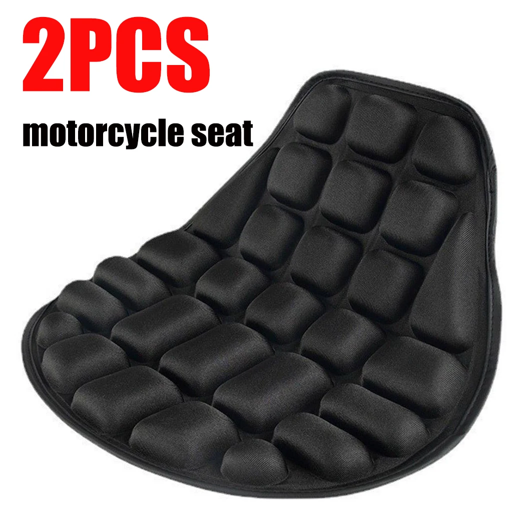 Motorrad-Sitzbezug, EVA-Schaumstoff, weich, bequem, entlastendes Sitzkissen, universell für Motorrad, Elektrofahrrad, Luftsitz, kühlend Image