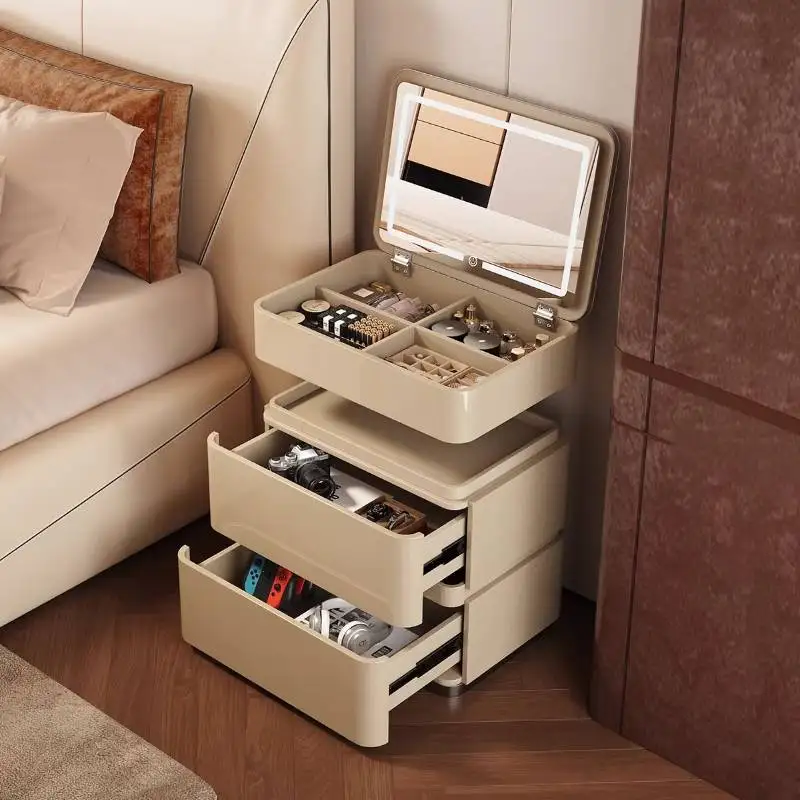 Kompakter Dekorations-Schminktisch Einfache Erweiterung Moderner Eck-Schminktisch Make-up-Zimmer-Ausstattung Coiffeuse De Chambre Möbel