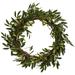 Nearly Natural 20 Olive Artificial Wreath Green