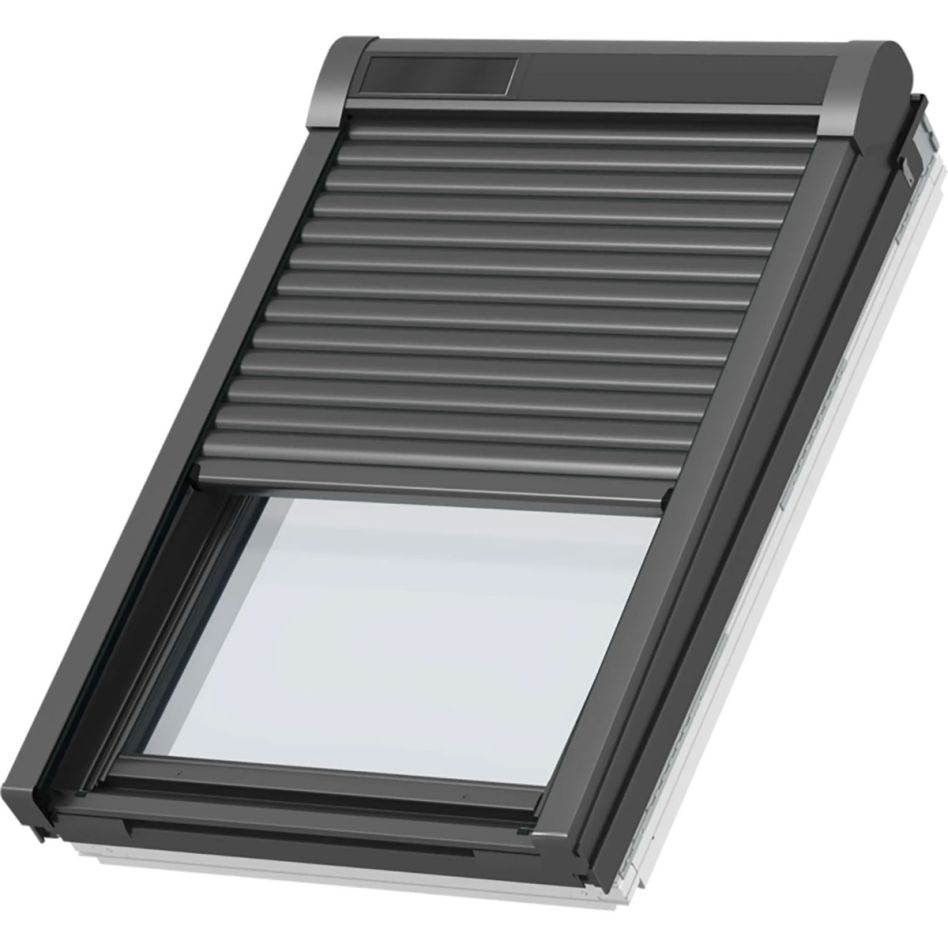 NEU: VELUX Solar-Rollladen SSL 0000K Aluminium Dunkelgrau, 94x140 cm (PK08)