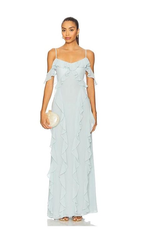 X Revolve Mandy Gown - White - House of Harlow 1960 Dresses