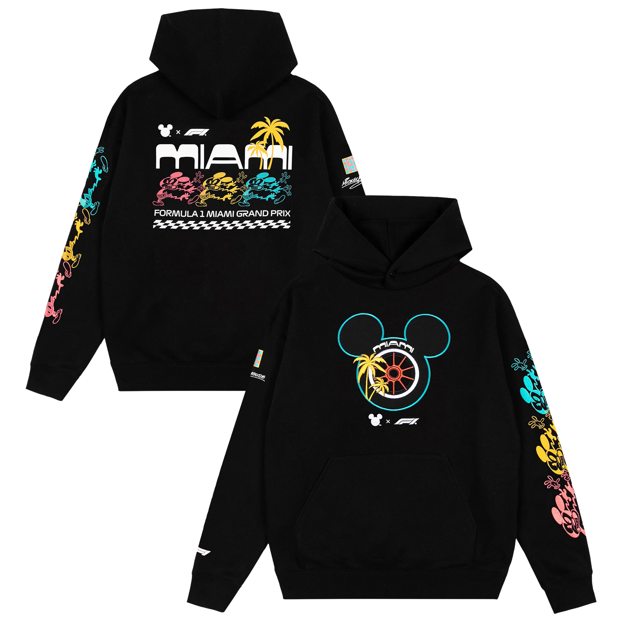 Sweat à capuche Disney X Formula 1 Édition Spéciale Grand Prix de Miami - Unisexe - unisexe Taille: L