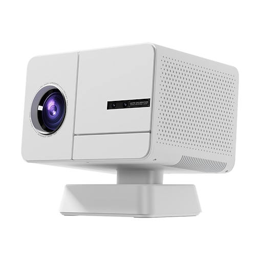 Smart-Projektor P50, 800 ANSI Lumen, 4K-Dekodierung, Outdoor-Filmprojektor mit Autofokus Keystone, 150-Zoll-Heimkino-Projektor, tragbarer Videoprojektor für Wohnzimmer, Schlafzimmer, Partys Image