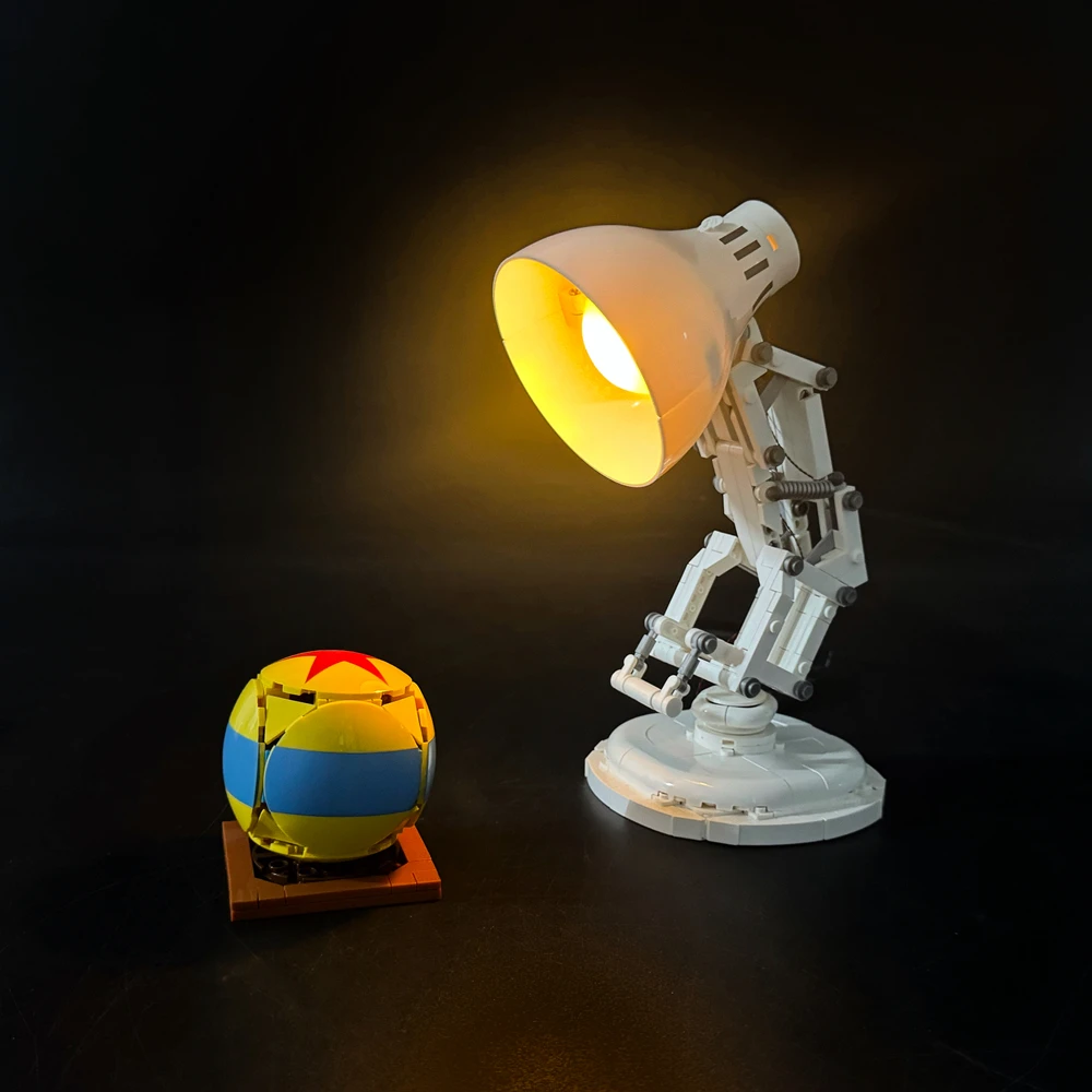 BYB LED-Beleuchtungsset für LEGO 21357, geeignet für Pixar Luxo Jr. Bausteine, dekorative Lampe (Bau nicht im Lieferumfang enthalten) Image