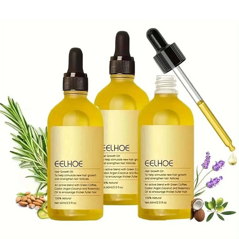 1/2/3 stücke Natürliche Haar Wachstum Öl Rosmarin Anti Haarausfall Nachwachsen Feuchtigkeitsspendende Reparatur Anti Haarausfall Schnelle haar Wachstum Serum Öl Image