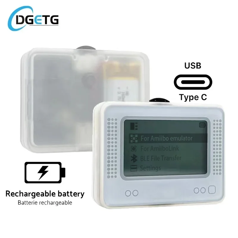 Für AMB Pixl Emulator Simulator NFC Ersatz-Emulator Bluetooth-Kompatibler Spiele-Emulator für Switch/Switch2 NS Spiele-Zubehör Image