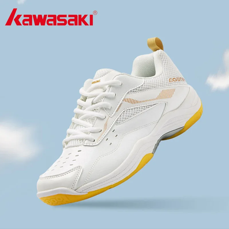 Kawasaki Herren Badminton Schuhe Professionelle Sportschuhe für Frauen Atmungsaktive Indoor Court Sneakers K-086