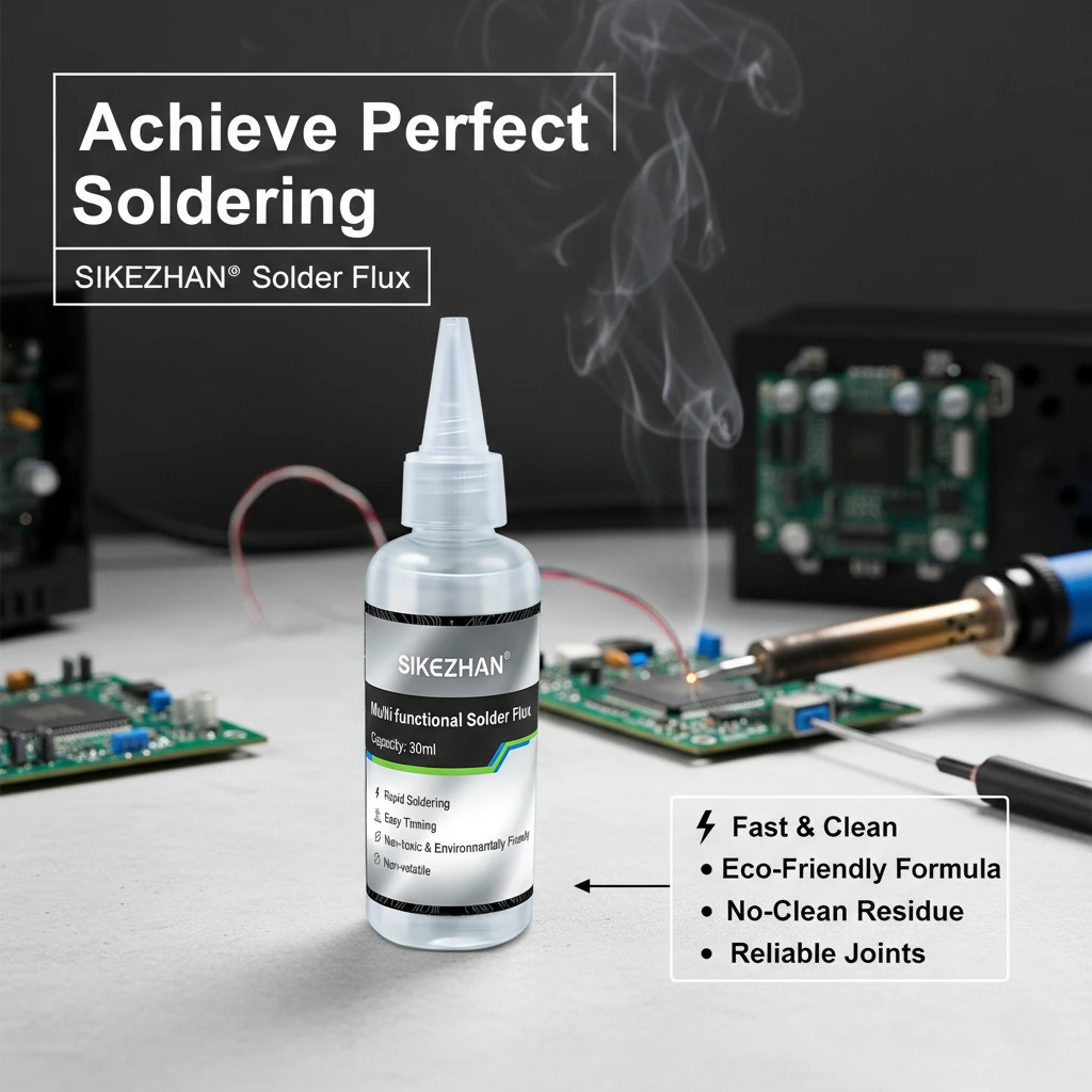 30ml Flüssiges Lötflussmittel Ungiftiges Schweißflussmittel für PCB BGA SMD Handy-Reparatur Stark Aktivierend Schnelles Verzinnen Lötwerkzeug Image