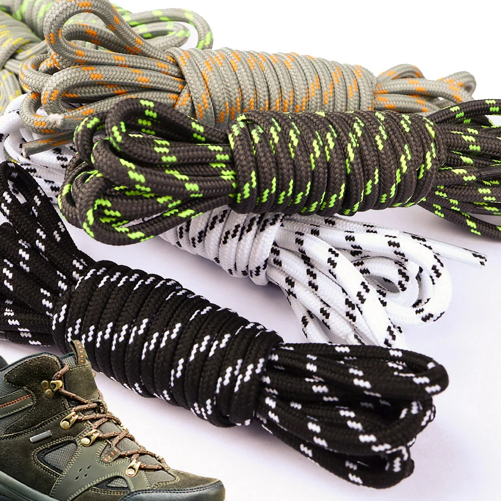 5 mm runde Schnürsenkel, Blumen-Punkte, feste Schnürsenkel, Polyester-Schnürsenkel, passende Sportschuhe, Werkzeug, Martin-Stiefel, Wanderschnürsenkel