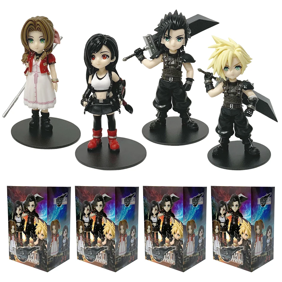 Anime Final Figur Modell 11-12CM Fantasy VII Anime Remake Spiel Peripheriegeräte Schreibtisch Dekoration Sammlung Cartoon Spielzeug Image