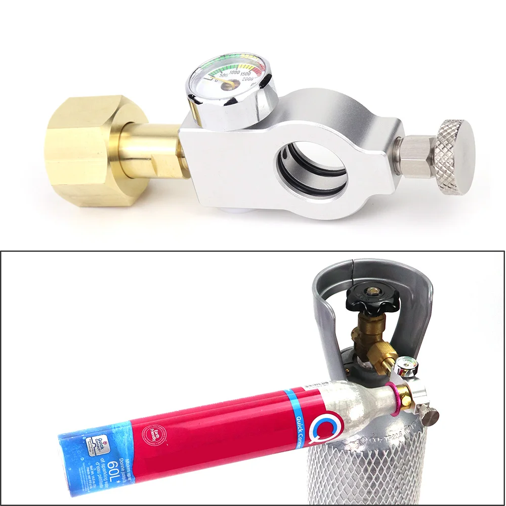 Pink Quick Connect Soda Co2-Zylinder-Nachfüllstation-Adapter, passend für Sodastream (Terra DUO Art), Ersatz des CO2-Zylinders Image