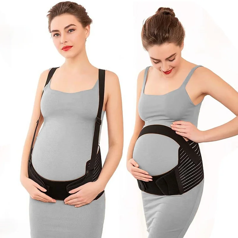 Mutterschaft Gürtel Fötus Schutz Einstellbar Frauen Pflege Schwangerschaft Unterstützung Pränatale Bauch Bands Korsett Pflege Shapewear Dessous Image