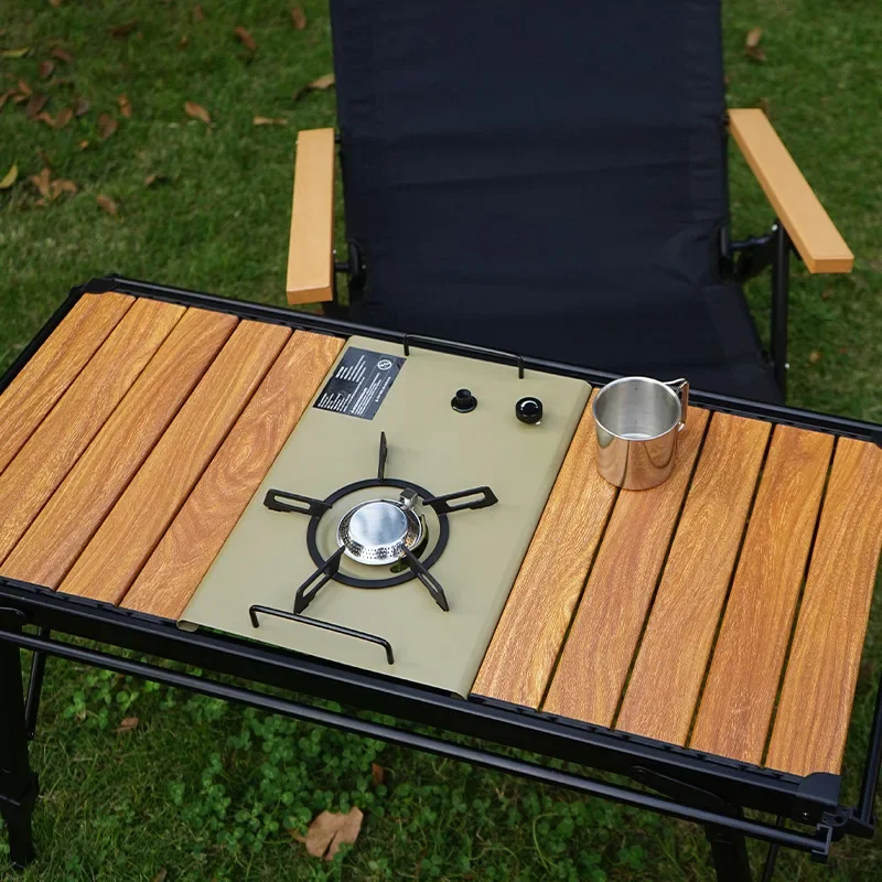 NOBANA&GLS Neuester klappbarer IGT-Tisch, leichter Rucksack-Rolltisch, multifunktionaler Schreibtisch mit verstellbaren Beinen, Desktop-Brenner, Grilltisch