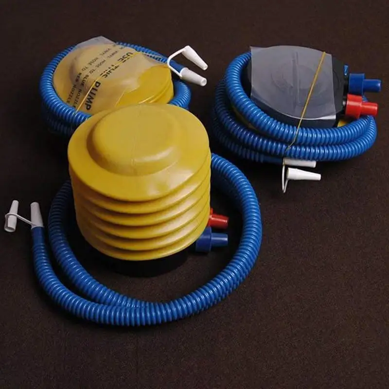 Gelber Fuß Stepping 4-Zoll-Inflator Spielzeug Yoga Ball Inflator Werkzeug Schwimmring Fußballon Basketball Luftmatratze Luftpumpe Image