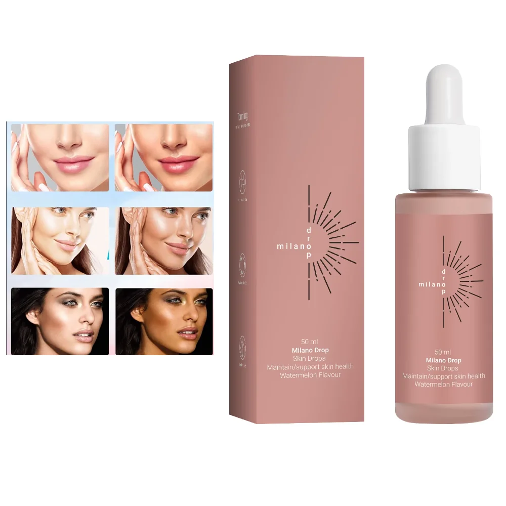 30 ml Selbstbräunungs-Tropfen-Körper-Selbstbräuner, sonnenlose Bräunungslotion, Hautpflege, um die Haut mit Feuchtigkeit für natürlich aussehende Bräuner zu halten Image