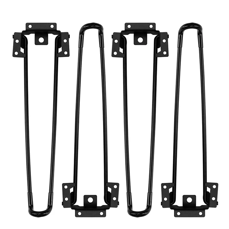 1 stücke Metall Haarnadel Beine Haarnadel Tisch Bein Klapp Beine DIY Schreibtisch Beine Möbel Zubehör Metall Möbel Beine