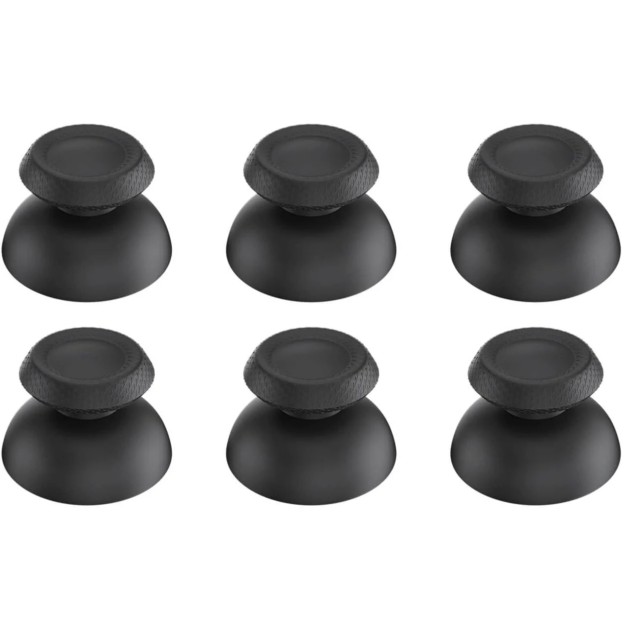 Ersatz-Thumbsticks für PS5-Controller, analoge Joysticks-Griff, Ersatzteile für PlayStation 5, Dualsense-Controller, Schwarz Image