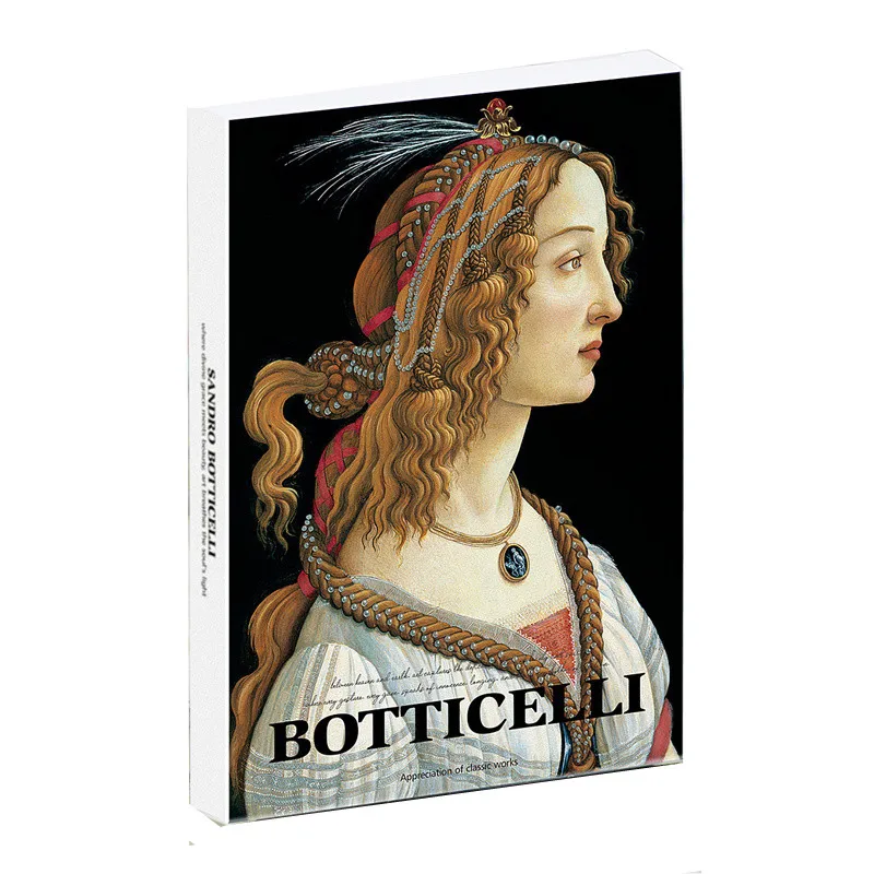 30 Stück Sandro Botticelli Kunstpostkarten, Vintage-Ölgemälde-Karten für DIY-Scrapbooking, Tagebuch, Heimwanddekoration, Geschenk, Schreibwaren Image