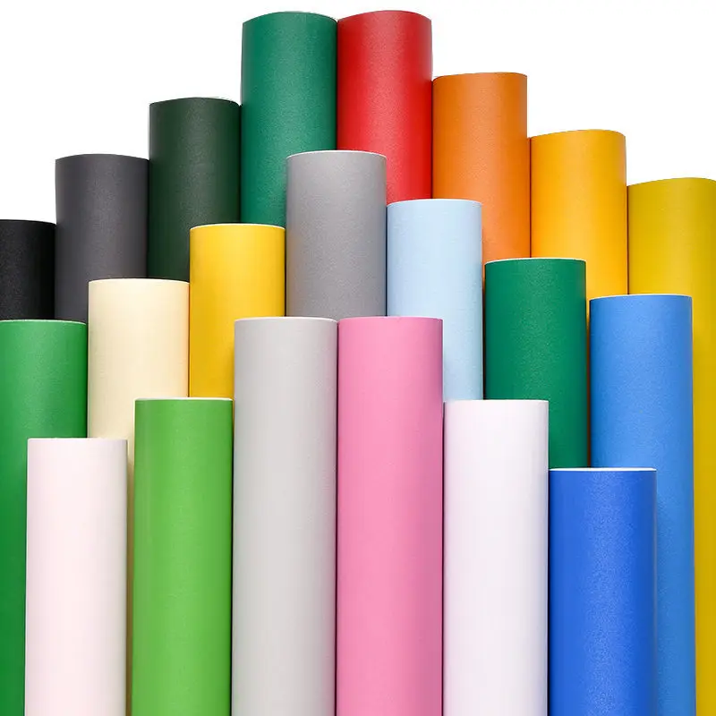 PVC wasserdichte DIY selbstklebende Tapete Vinyl Kontaktpapier Küchenschrank Dekorfolien Wohnmöbel renovieren Wandaufkleber Image