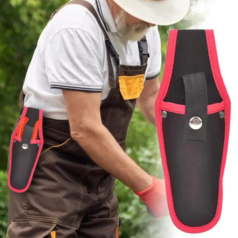 Gartenarbeit Schere Tasche Leinwand Pruner Mantel Schutzhülle Beschneiden Schere Fall Mantel Tragbare Holster Pruner Werkzeug Tasche Image