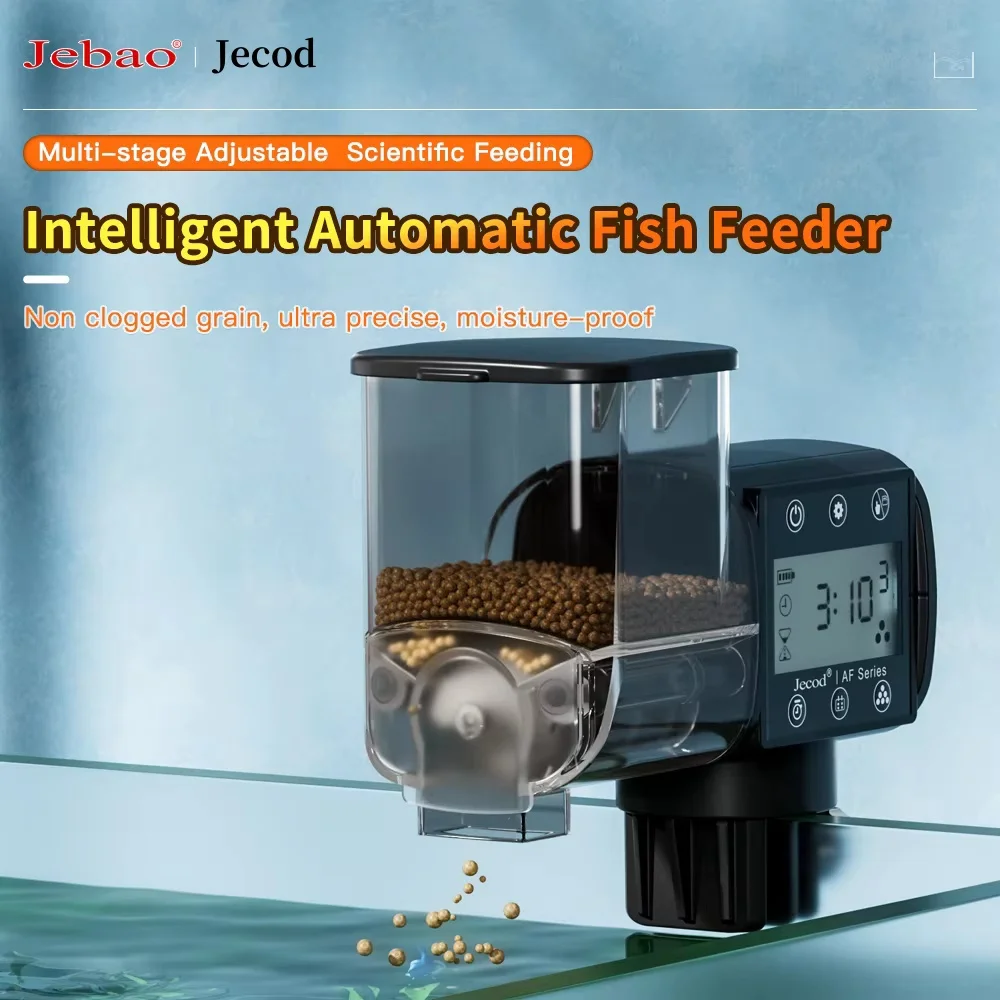 Jebao Jecod Neue Aquarium Aquarium Feeder Intelligente Automatische Feeder Digitale Timing Wifi Drahtlose Fernbedienung Fisch Fütterung Image