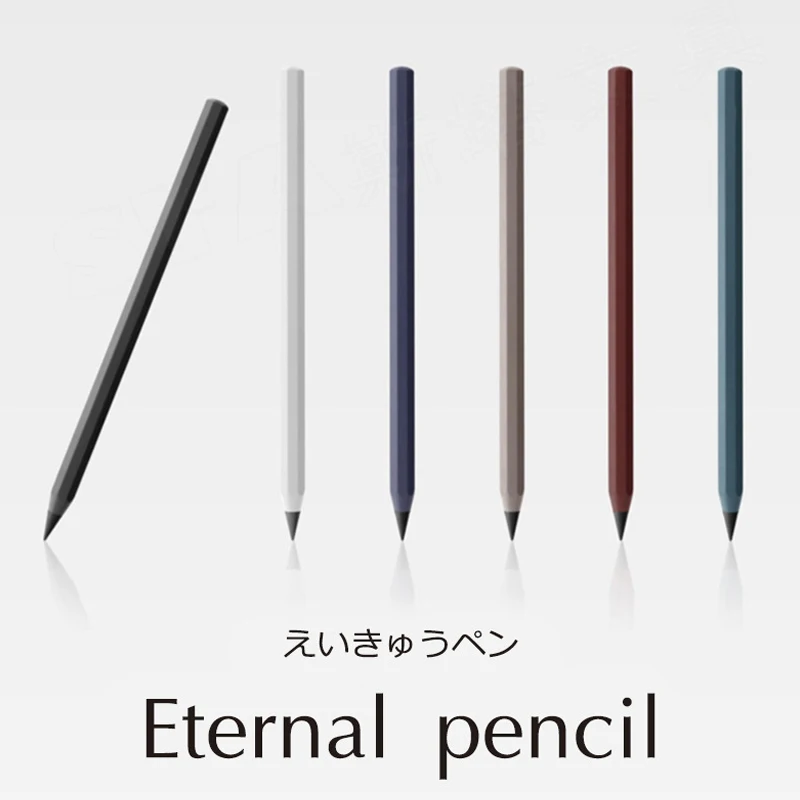 Metal Eternal Stift ohne Tinte, magische Bleistifte, neue Technologie, unbegrenztes Schreiben, Malzubehör, neuartige Geschenke, Schreibwaren Image