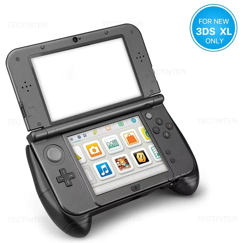 Schützende Handgriff-Halterung, Kunststoff-Halterung, Ständer, kompatibel mit Nintendo New 3DS XL LL Console Videospiel (neue Version)