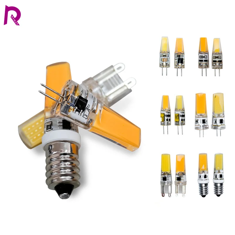 2-6 Stück G4 LED-Birne 3W 6W DC AC 12V 220V Lampada COB LED G9 Lampe für Kristall-Kronleuchter E14 Leuchten Lampen SMD LED-Birne