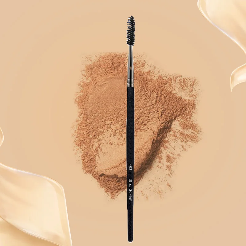 Piccasso Grauer Make-up-Pinsel Nr. 402 Wimpernbürste Massivholzdruck Professioneller Wimpernbürste