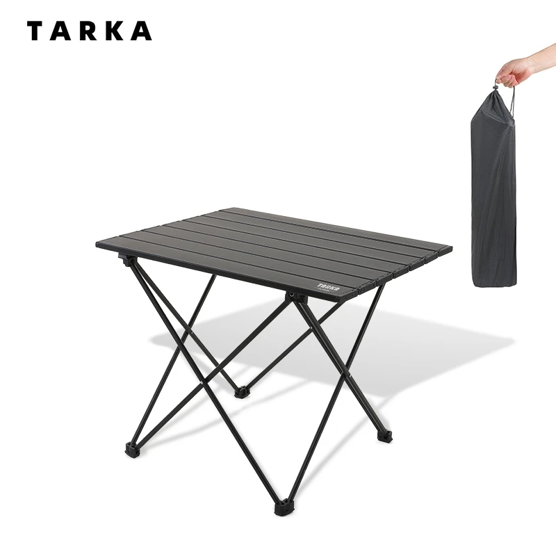 TARKA Outdoor Camping Klapptisch Party Picknick BBQ Tragbarer faltbarer Schreibtisch Hochfester ultraleichter tragbarer Aluminiumtisch Image