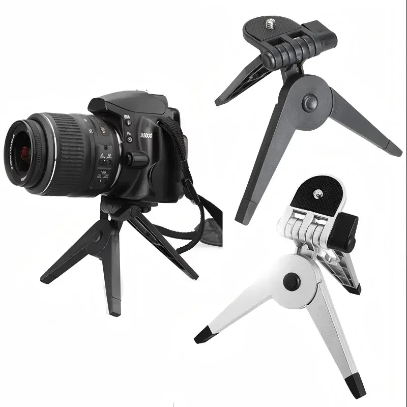Universeller tragbarer klappbarer Stativständer für Canon Nikon Sony Kamera DV Camcorder DSLR SLR Kamerastative Zubehör Gurtgürtel Image