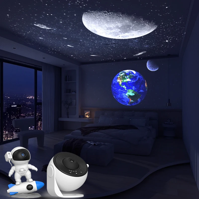 Nachtlicht Galaxy Projektor Sternenhimmel Projektor Planetarium Lampe 6er Pack (Projektor nicht im Lieferumfang enthalten)